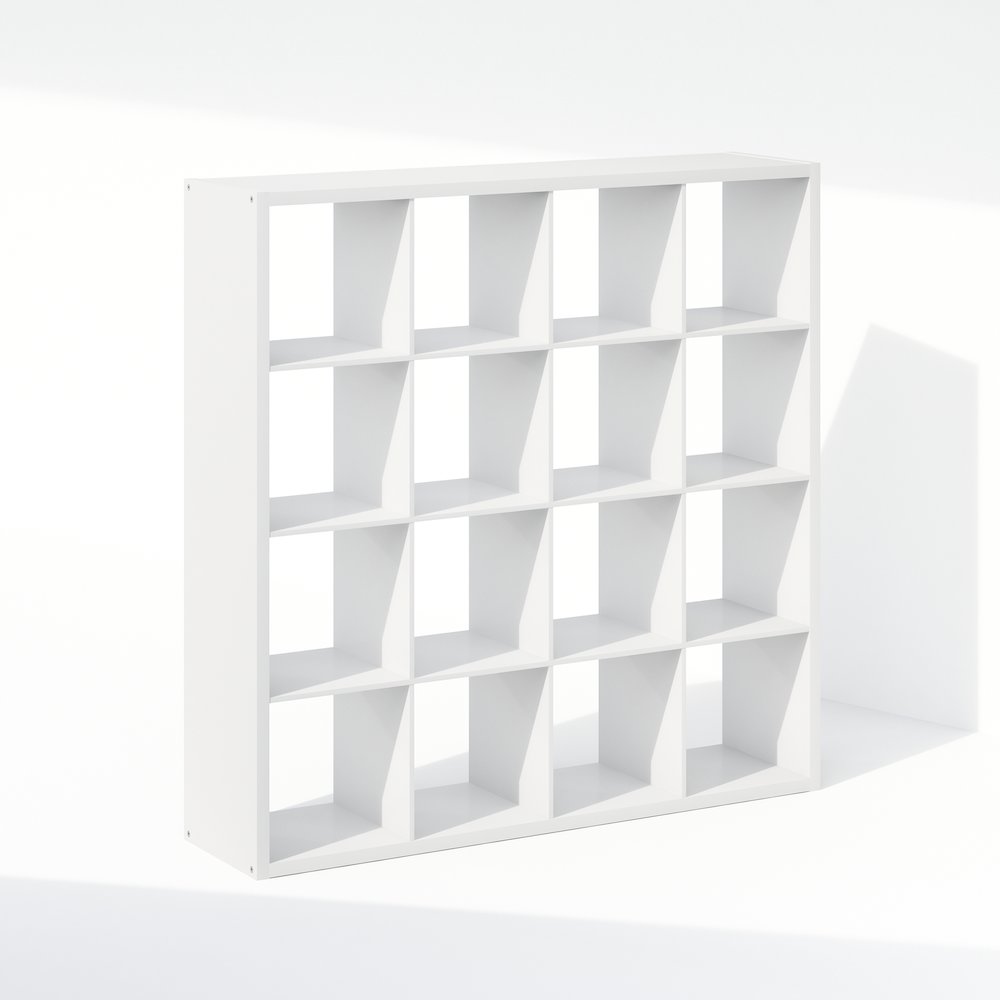 Cubic Open Back Multipurpose Clothing & Closet Storage Organizer Shelf