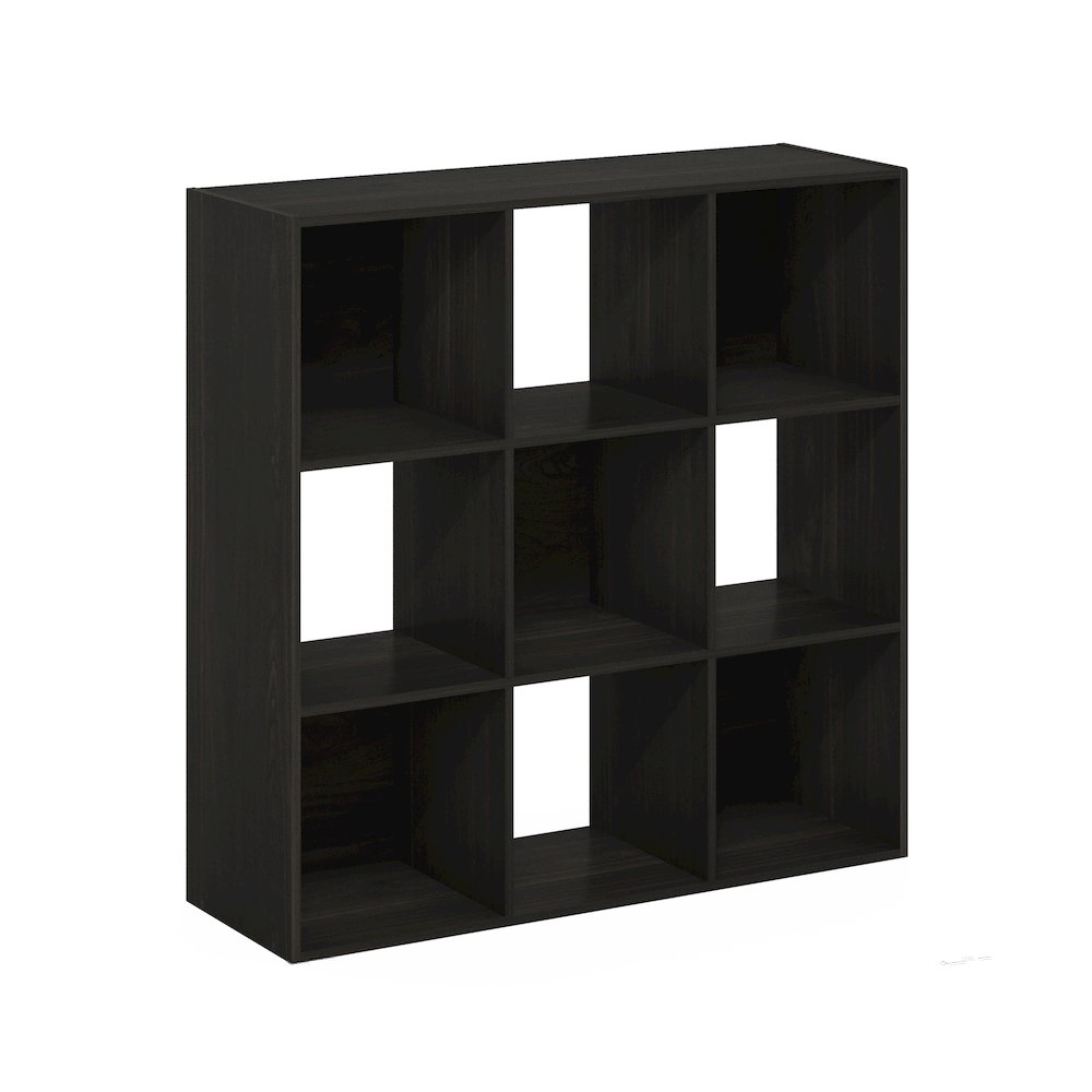 Multipurpose Clothing & Closet Storage Organizer Shelf, 9-Cube, Espresso
