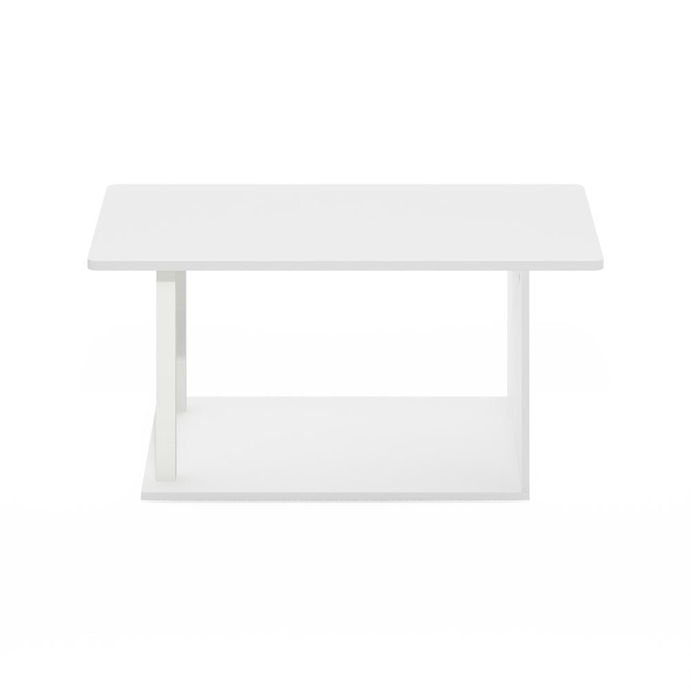 Basic Home Living Coffee Table, White/White