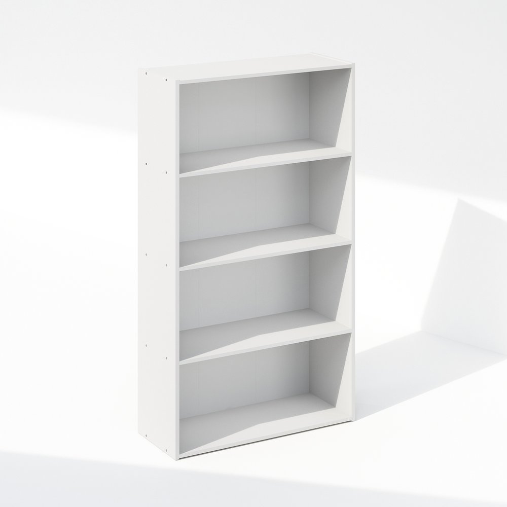 Reed 4-Tier Multipurpose Open Shelf Clothing & Closet Storage Organization