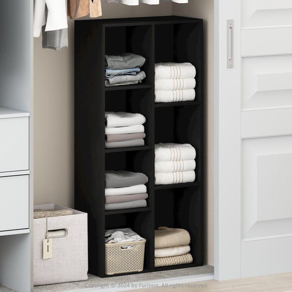 Reed 7-Cube Open Shelf Multipurpose Closet & Clothing Storage, Storage Organizer