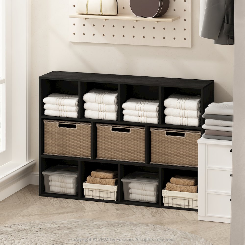 11-Cube Open Shelf Multipurpose Closet & Clothing Storage, Storage Organizer