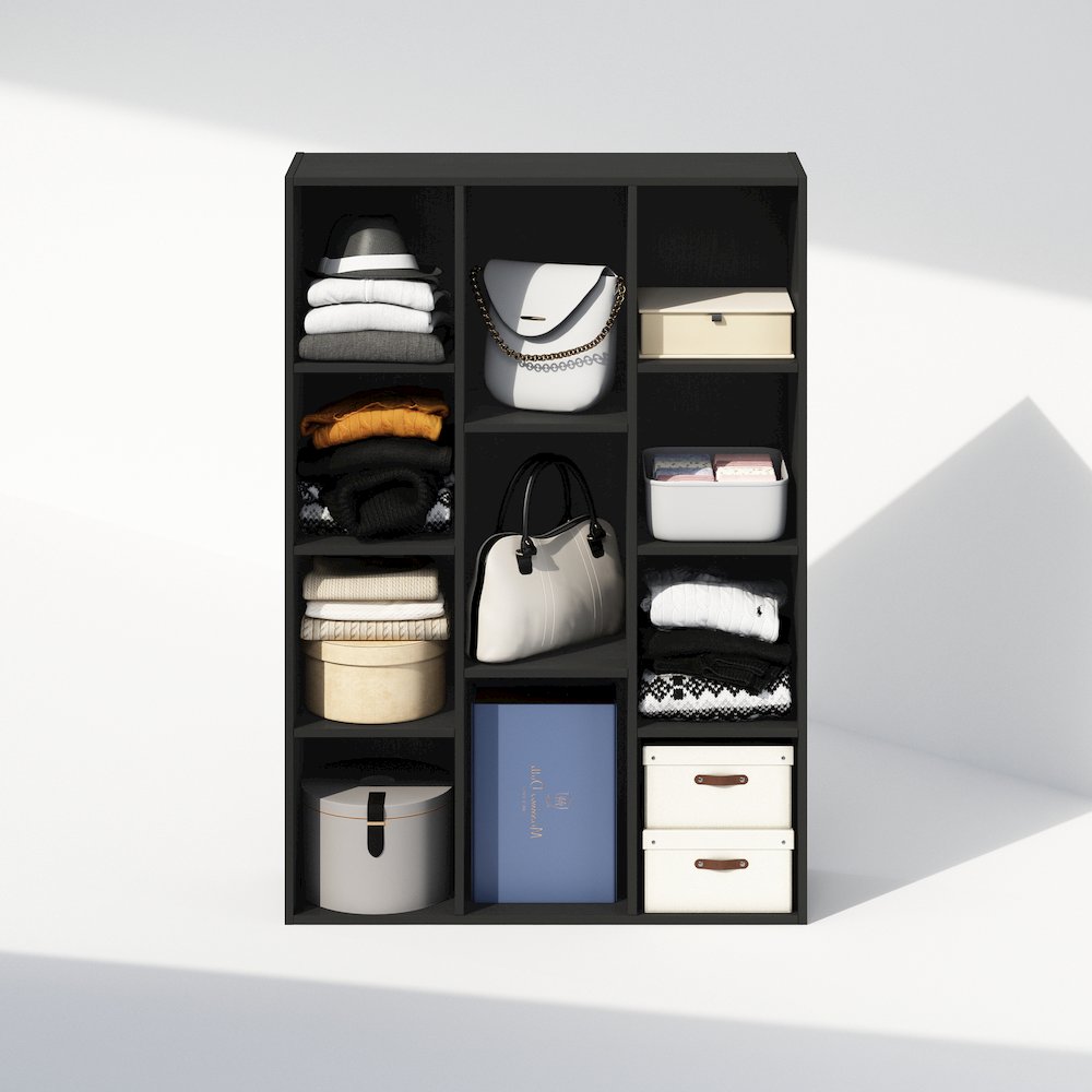 11-Cube Open Shelf Multipurpose Closet & Clothing Storage, Storage Organizer