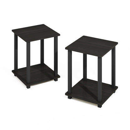 Turn-N-Tube Easy Assembly Stackable Bookcase, Bookshelf, Espresso/Black