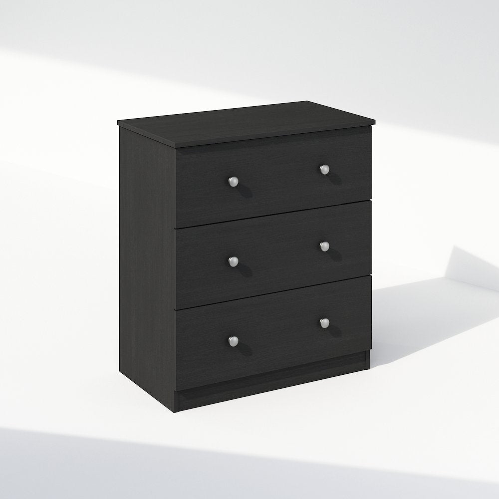 Hermite 3-Drawer Kitchen & Dining Sideboard Buffet Storage, Americano