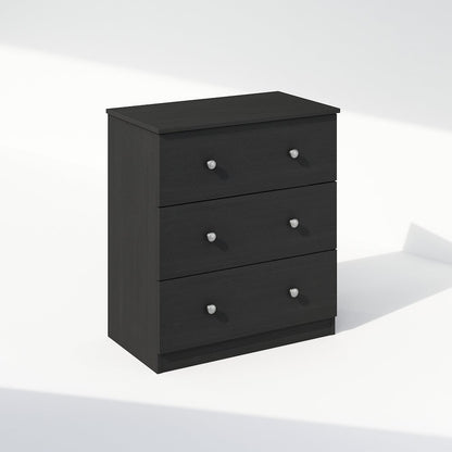 Hermite 3-Drawer Kitchen & Dining Sideboard Buffet Storage, Americano
