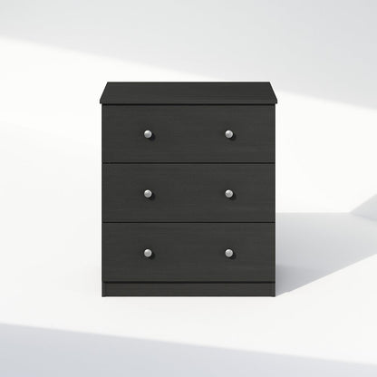 Hermite 3-Drawer Kitchen & Dining Sideboard Buffet Storage, Americano