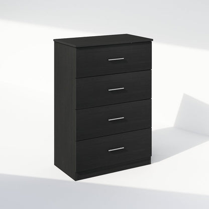 Hermite 4-Drawer Kitchen & Dining Sideboard Buffet Storage, Americano