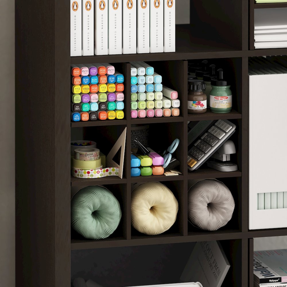 9-Compartment Cube Organizer, Fits into Furinno Extra Thick Cubes