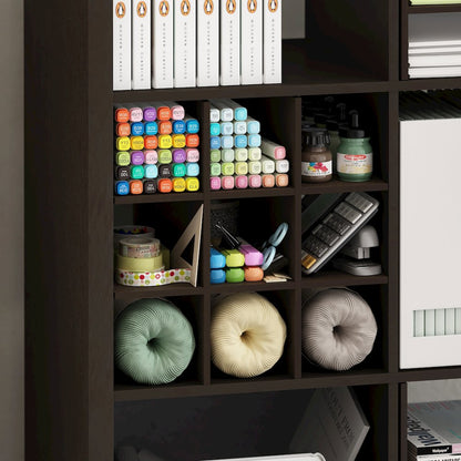 9-Compartment Cube Organizer, Fits into Furinno Extra Thick Cubes