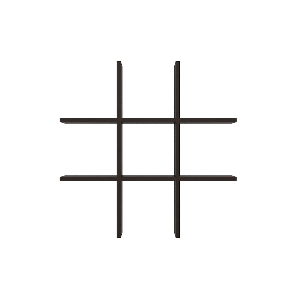 9-Compartment Cube Organizer, Fits into Furinno Extra Thick Cubes