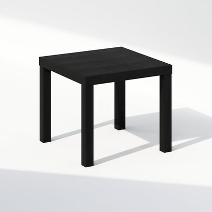 Simple Square Coffee Table, Side Table, Black