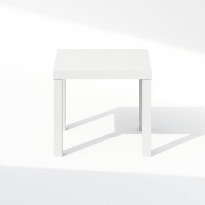 Simple Square Coffee Table, Side Table, White