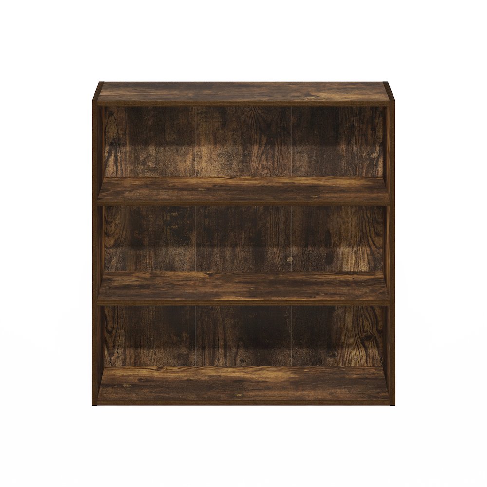 Pasir 3-Tier Open Shelf Bookcase, Bookshelf, 31.5 Inch Wide, Amber Pine