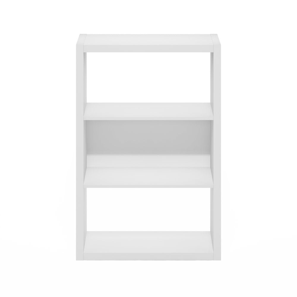 Viola 3-Tier Open Shelf Bookcase, Bookshelf, White