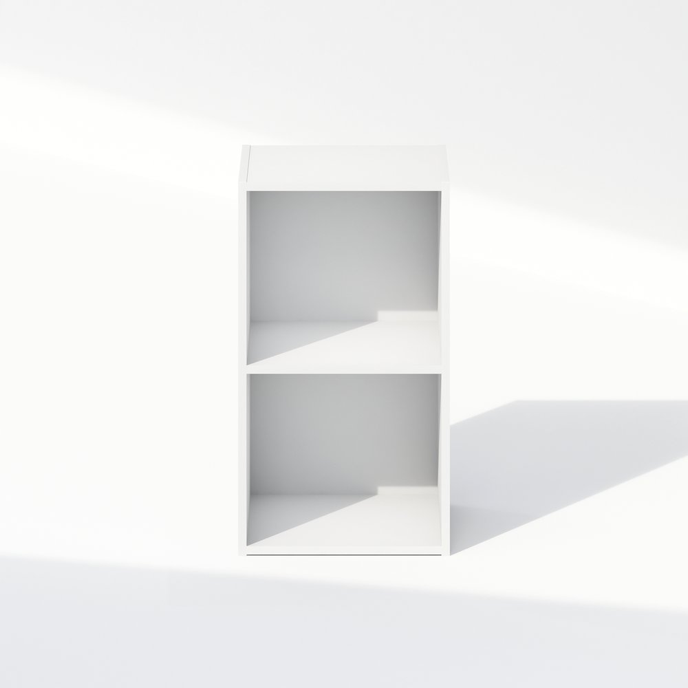 Reed 2-Tier Open Shelf Multipurpose Closet & Clothing Storage, Storage Organizer