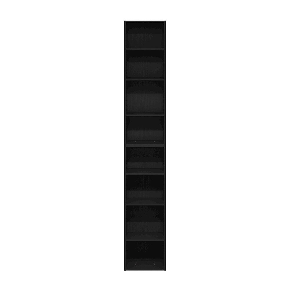 Pasir 8-Tier Open Shelf Bookcase, Blackwood