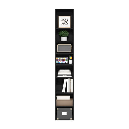 Pasir 8-Tier Open Shelf Bookcase, Blackwood