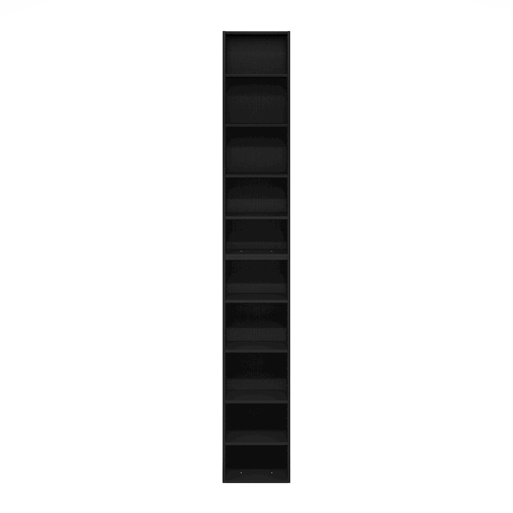 Pasir 10-Tier Open Shelf Bookcase, Blackwood