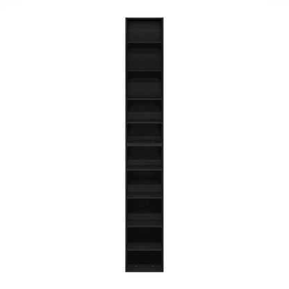 Pasir 10-Tier Open Shelf Bookcase, Blackwood
