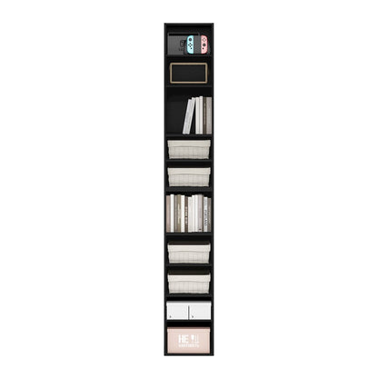Pasir 10-Tier Open Shelf Bookcase, Blackwood