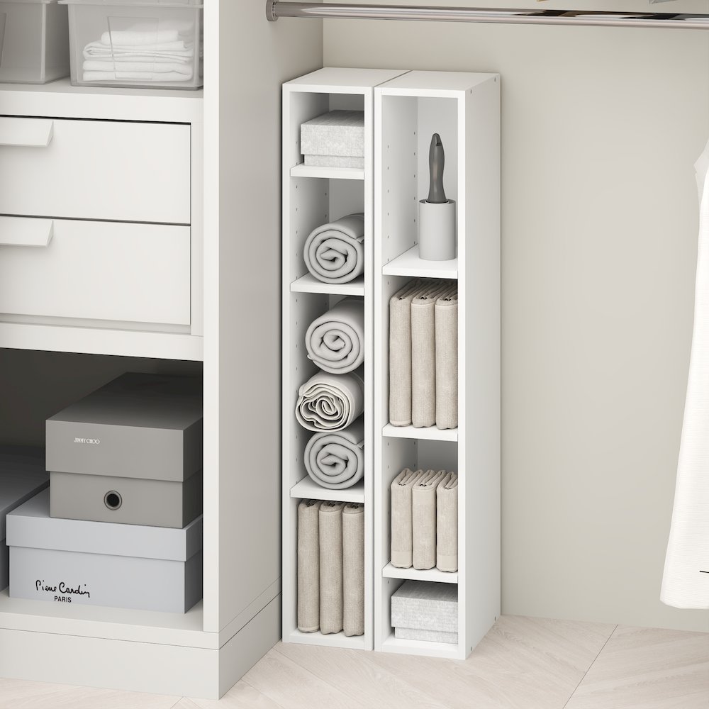 8-Tier Closet Organizers and Storage, Adjustable Open Shelf, Storage Organizer