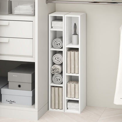8-Tier Closet Organizers and Storage, Adjustable Open Shelf, Storage Organizer