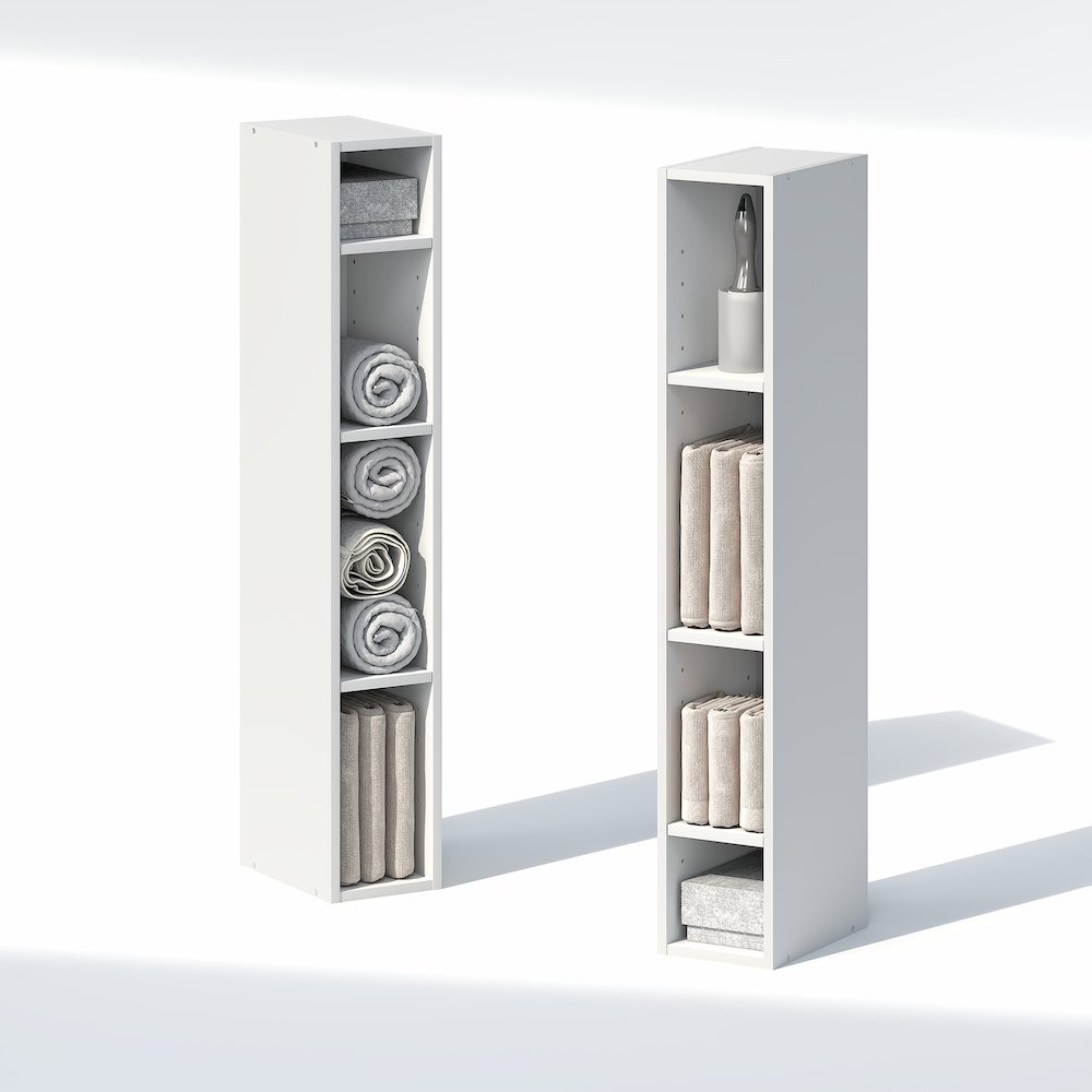 8-Tier Closet Organizers and Storage, Adjustable Open Shelf, Storage Organizer