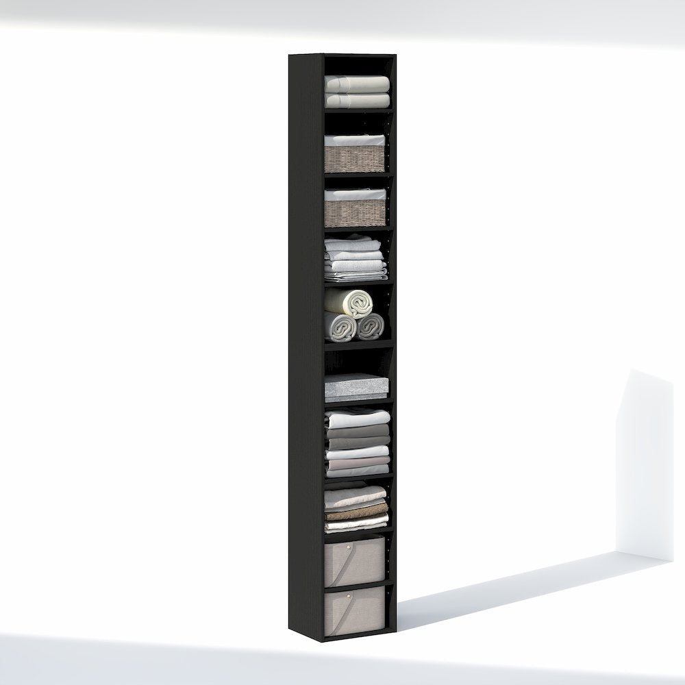 10-Tier Closet Organizers and Storage, Adjustable Open Shelf, Storage Organizer