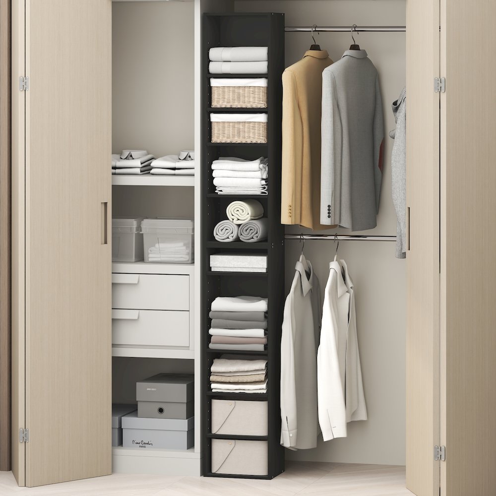 10-Tier Closet Organizers and Storage, Adjustable Open Shelf, Storage Organizer