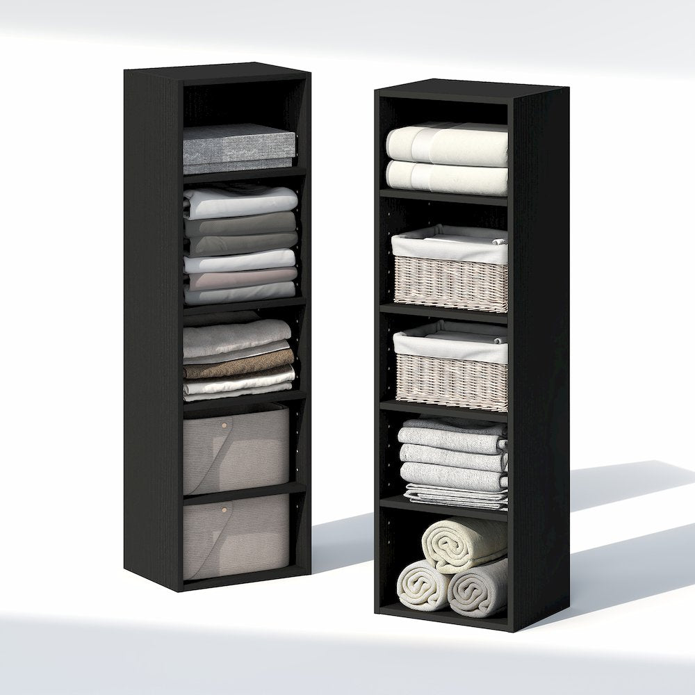 10-Tier Closet Organizers and Storage, Adjustable Open Shelf, Storage Organizer