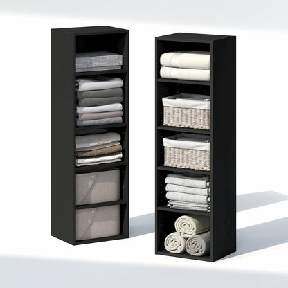 10-Tier Closet Organizers and Storage, Adjustable Open Shelf, Storage Organizer