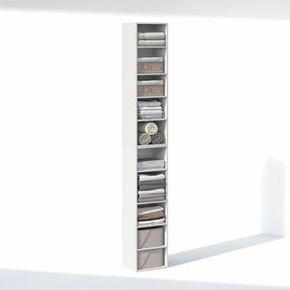 10-Tier Closet Organizers and Storage, Adjustable Open Shelf, Storage Organizer