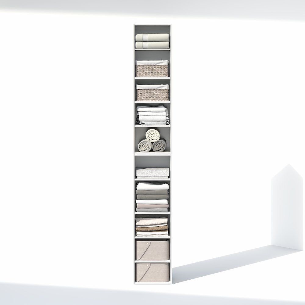 10-Tier Closet Organizers and Storage, Adjustable Open Shelf, Storage Organizer