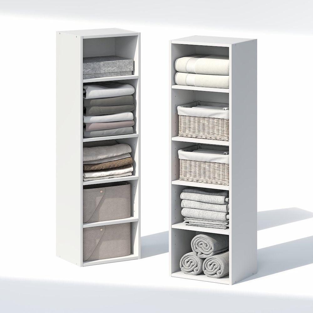 10-Tier Closet Organizers and Storage, Adjustable Open Shelf, Storage Organizer