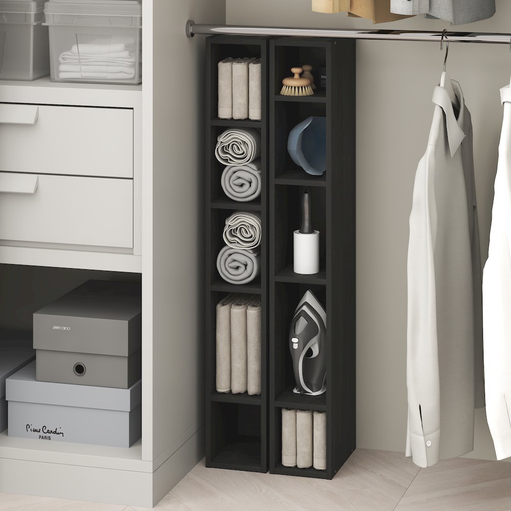 10-Tier Closet Organizers and Storage, Adjustable Open Shelf, Storage Organizer