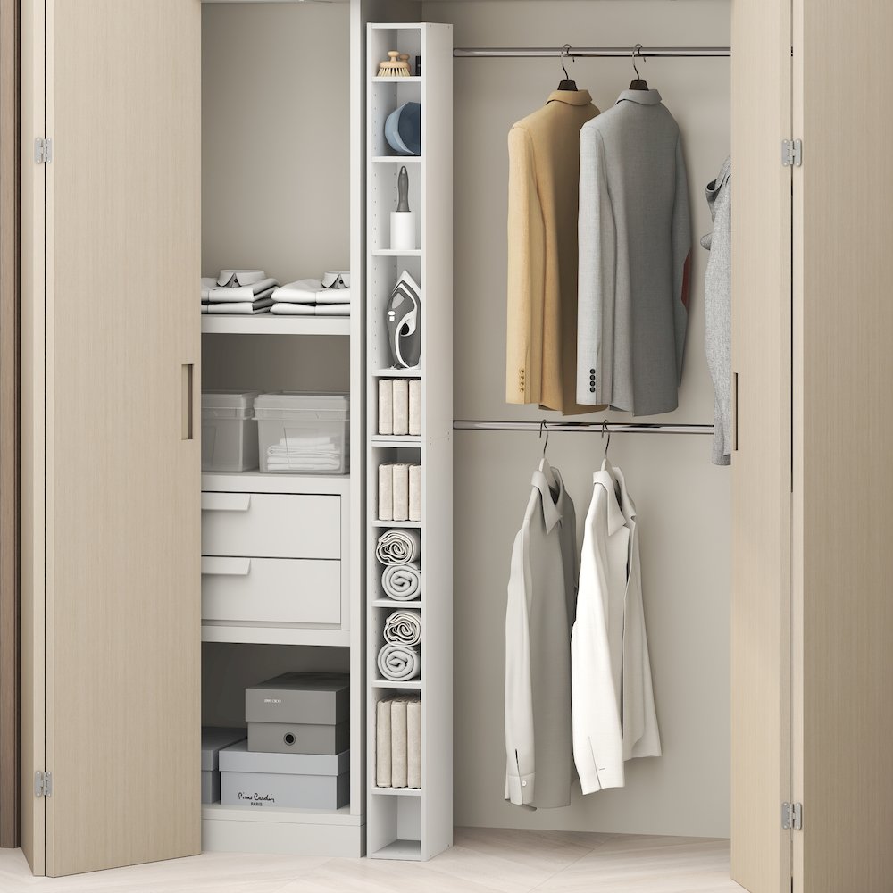10-Tier Closet Organizers and Storage, Adjustable Open Shelf, Storage Organizer