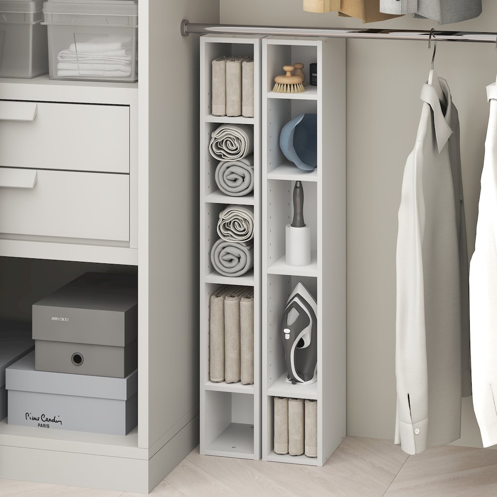 10-Tier Closet Organizers and Storage, Adjustable Open Shelf, Storage Organizer