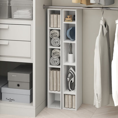 10-Tier Closet Organizers and Storage, Adjustable Open Shelf, Storage Organizer