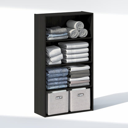 4-Tier Closet Organizer, Open Shelf Closet Storage