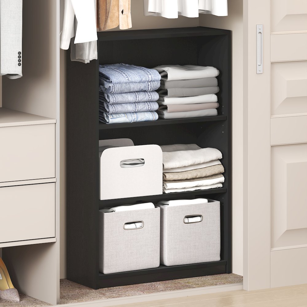 3-Tier Closet Organizer, Open Shelf Closet Storage