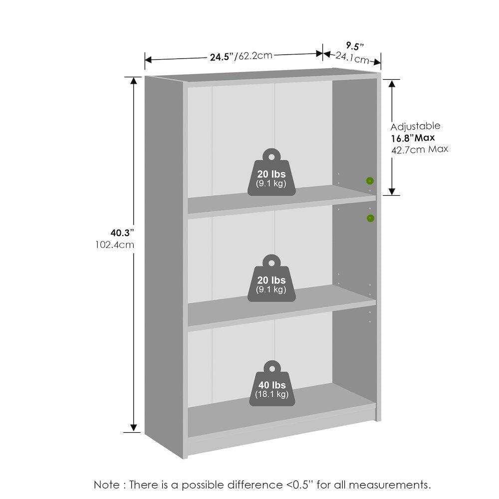 3-Tier Closet Organizer, Open Shelf Closet Storage