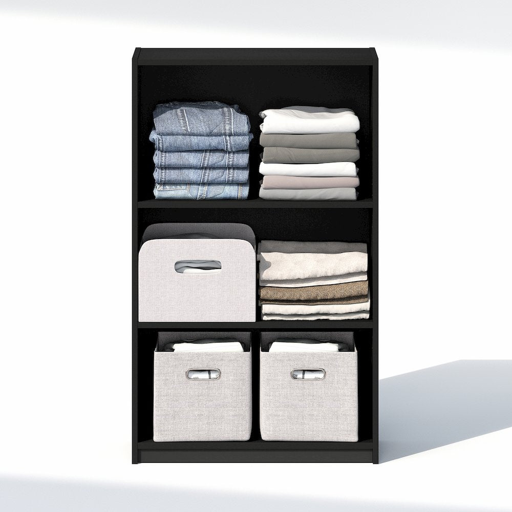 3-Tier Closet Organizer, Open Shelf Closet Storage
