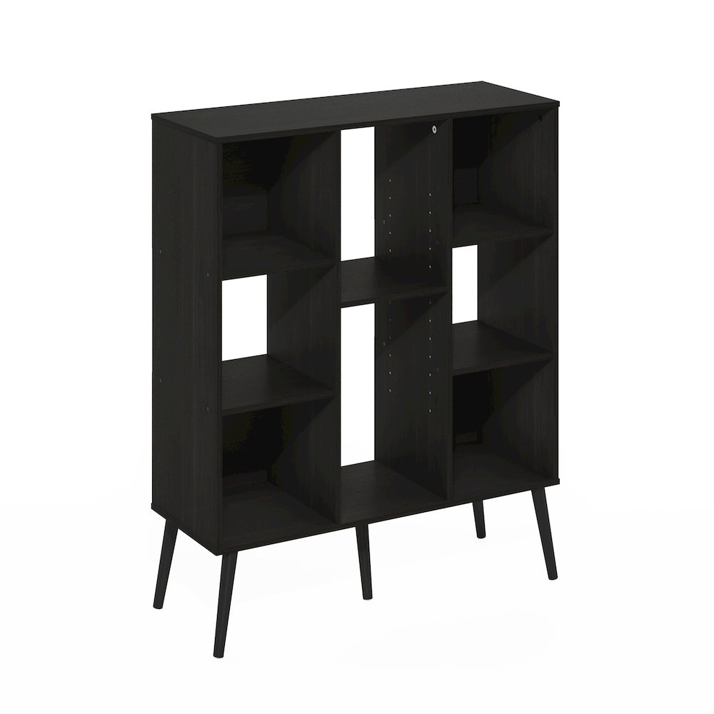 Claude Mid Century Style 8-Cube Bookcase, Bookshelf, Storage Organizer