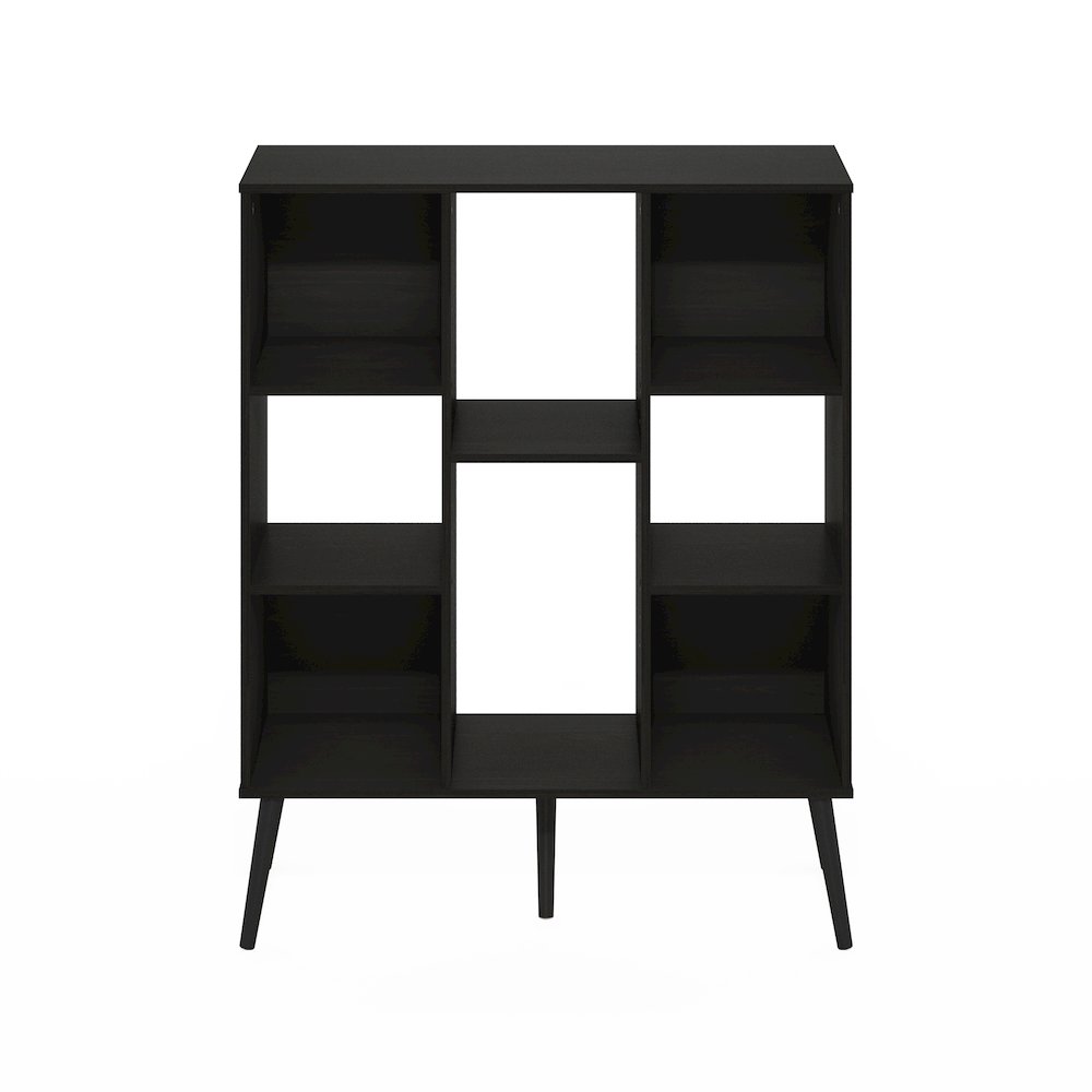 Claude Mid Century Style 8-Cube Bookcase, Bookshelf, Storage Organizer