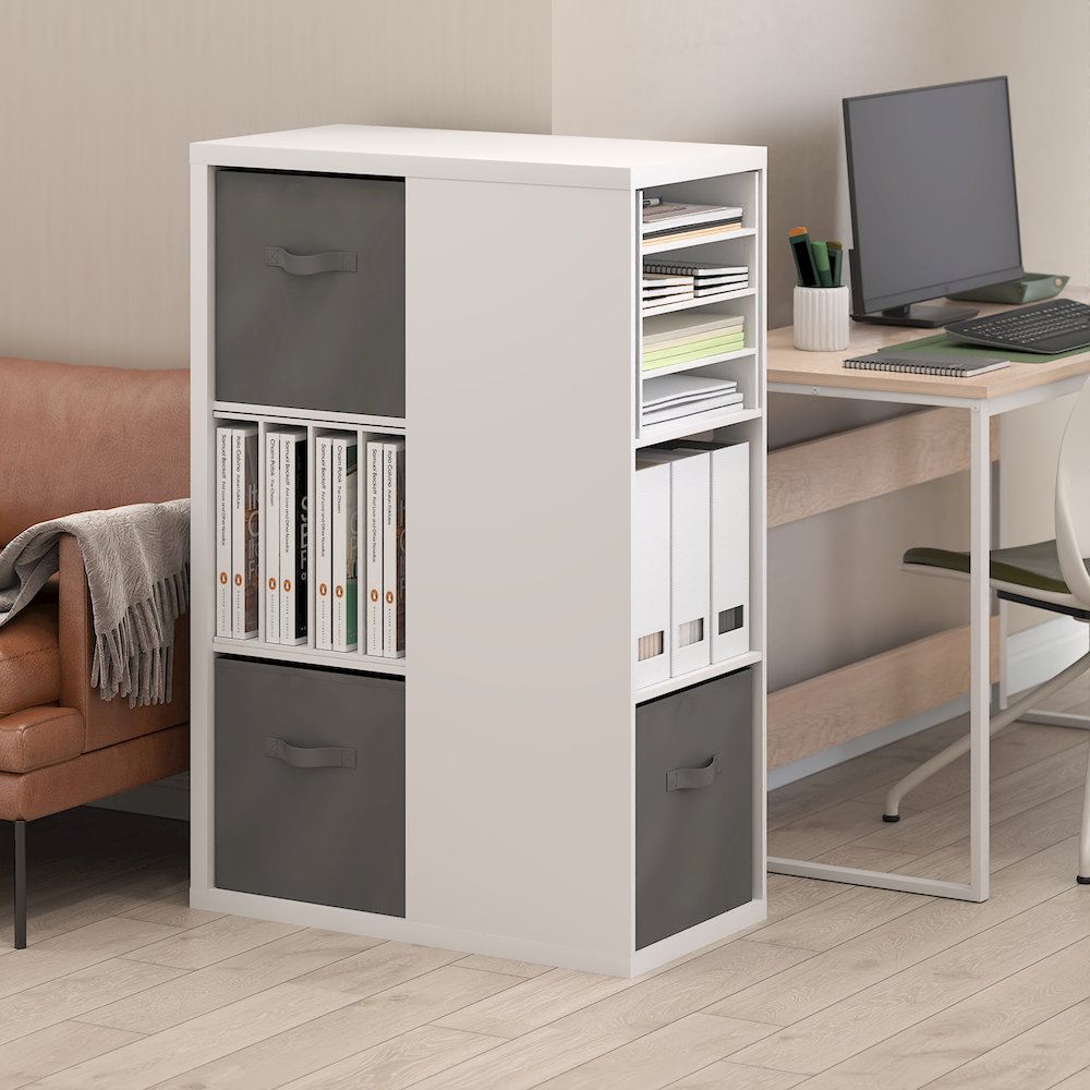 Viola 3-Tier Open Shelf Bookcase, Bookshelf, Storage Organizer,