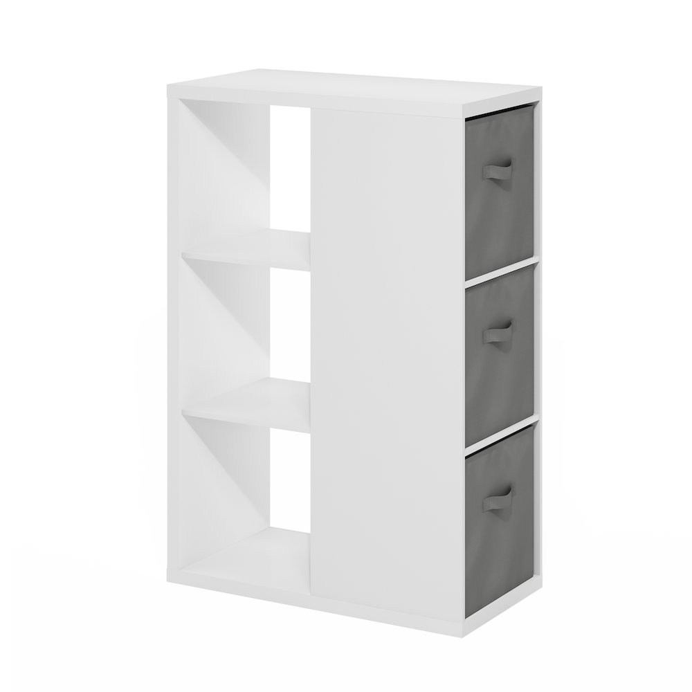 Viola 3-Tier Open Shelf Bookcase, Bookshelf, Storage Organizer,