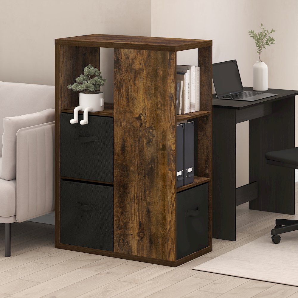 Viola 3-Tier Open Shelf Bookcase, Bookshelf, Storage Organizer,
