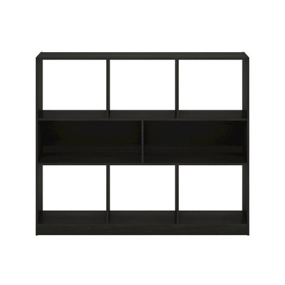 Daly 8-Cube Horizontal 3 Tier Bookcase, Bookshelf, Storage Organizer, 47 Width
