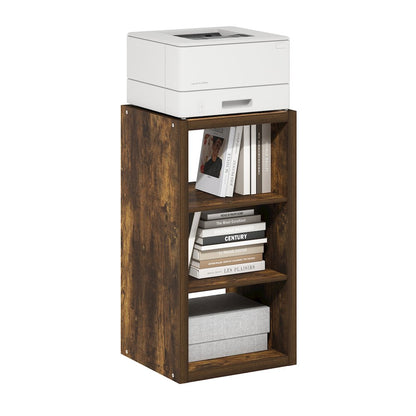 Cubicle Open Back Decorative Cube Storage Organizer, 3-Cube, Amber Pine